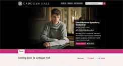 Desktop Screenshot of cadoganhall.com