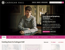 Tablet Screenshot of cadoganhall.com